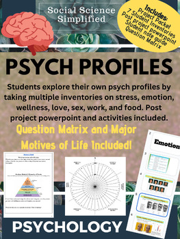 Preview of Psychological Profiles & The Major Motives of Life: A Culminating Psych Project