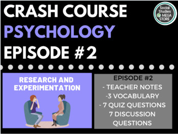 Preview of Psychological Research: Crash Course Psychology #2