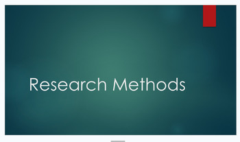 Preview of Psychological Research Methods