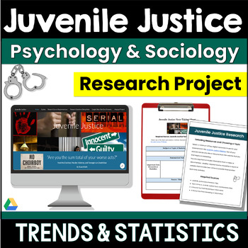 Preview of Psychology Activities Sociology Juvenile Justice Research Social Justice