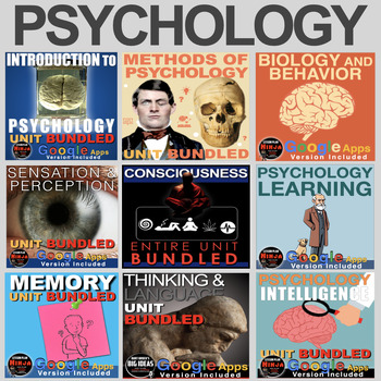 Psychology Bundle! Complete Curriculum Course Sem 1 (Entire Store ...