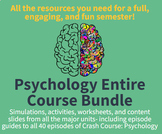 Psychology Full Course Bundle- Everything you need for an 