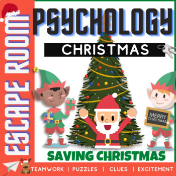Preview of Psychology Christmas Escape Room