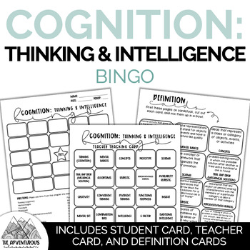 Preview of Psychology: Cognition: Thinking & Intelligence Bingo