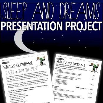 Preview of Psychology: Consciousness - Sleep and Dreams Project