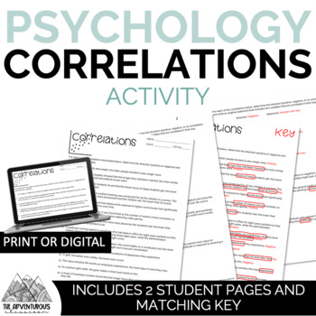 Preview of Psychology Correlations
