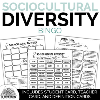 Preview of Psychology: Sociocultural Diversity (Culture and Gender) Bingo