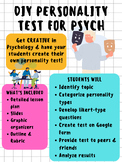 Psychology "DIY Personality Test" PROJECT