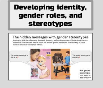Preview of Psychology: Developing identity, gender roles, and stereotypes- 2 day lesson