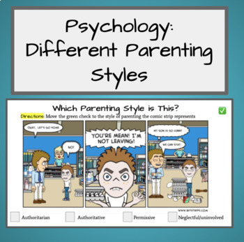 Preview of Psychology: Different Parenting Styles