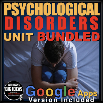 Preview of Psychology Disorders Unit: PPTs, Worksheets, Test(AP Psych) and Digital Resource
