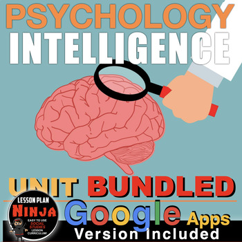 Preview of Psychology Intelligence Unit -PPTs, Worksheets, Guided Notes, Kahoot + GoogleApp