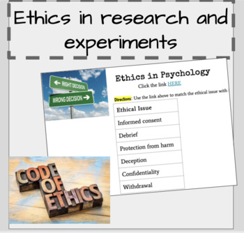 Preview of Psychology: Ethics in research and experiments