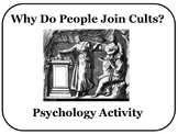 Social Psychology Group Activity Why do People Join Cults?