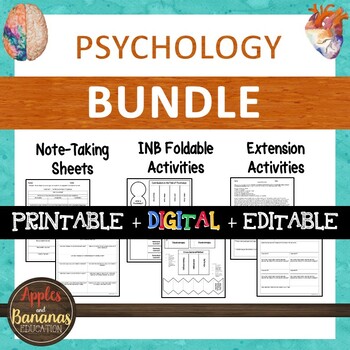 Preview of Psychology - Interactive Note-Taking BUNDLE
