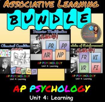 Preview of Psychology Learning Activity Bundle Unit 4