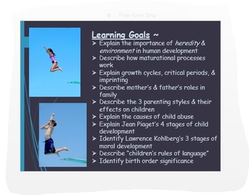 Preview of Psychology PPT: Infancy/Child Development ~ Piaget, Kohlberg + More!