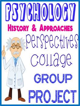 Preview of Psychology Perspectives Collage Group Activity for History & Approaches