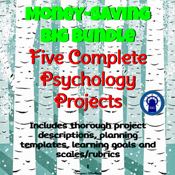 Preview of Psychology Projects Money-Saving Printable Big Bundle