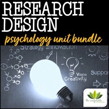 Preview of Psychology Research Design *UNIT BUNDLE*