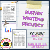 Psychology Research - Survey Writing, Data Collection, Cor