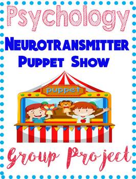 Preview of Psychology Science Neurotransmitter Puppet Show Group Activity