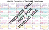 Psychology Scientific Foundations Study Boxes (PDF & Digit
