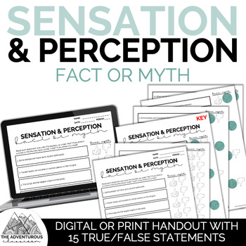 Preview of Psychology: Sensation & Perception Fact or Myth