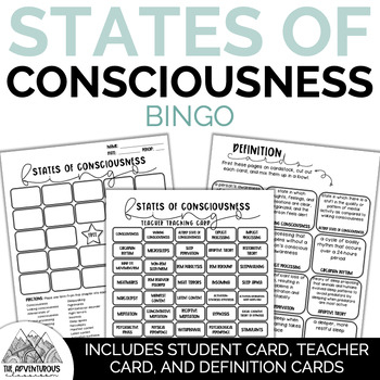 Preview of Psychology: States of Consciousness Bingo