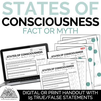 Preview of Psychology: States of Consciousness Fact or Myth