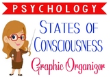Psychology States of Consciousness graphic organizer or no