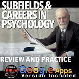 Psychology Subfields & Careers Review/Practice + Google Ap