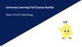 Psychology Full-Course Bundle (TEKS aligned)
