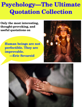 Preview of Psychology--The Ultimate Quotation Collection
