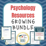 Psychology and AP Psychology Resources: A Growing Bundle!