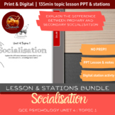 Psychology lesson on Socialisation and Station Activities 