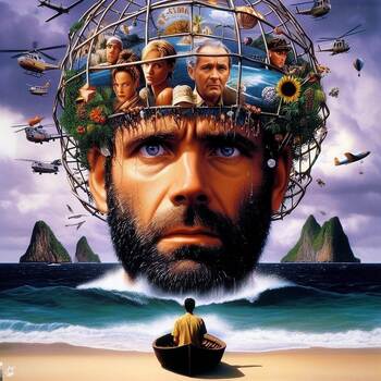 Preview of Psychology of Cast Away (2000): Movie Viewing Guide:Summary/Vocabulary/Questions