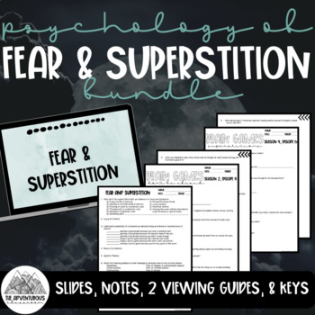 Preview of Psychology of Fear and Superstition Bundle