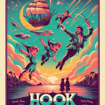 Hook (1991) Japanese movie poster
