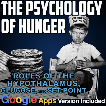 Preview of Psychology of Hunger (Motivation and Emotion) + Google Apps Version