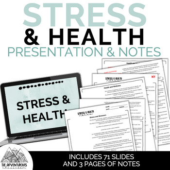 Preview of Psychology of Stress and Health Presentation and Notes Bundle