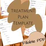 Psychotherapy Treatment Plan Template