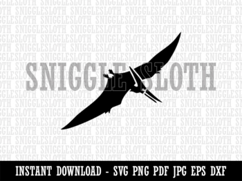 Pteranodon/pterodactyl Dinosaur SVG PNG JPG Clipart (Download Now) 