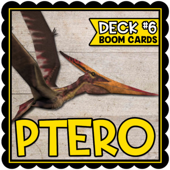 Preview of Pterodactyls: A Dinosaur Research Unit  |  BOOM CARDS