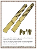 Pu'ili Rhythm Sticks - Mini-Poster And Coloring Page
