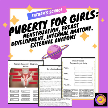 Preview of Puberty Curriculum Chapter 1: Female Anatomy and Changes
