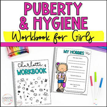 Preview of Puberty & Personal Hygiene Workbook 4th, 5th, 6th Grade Girls Health/Family Life