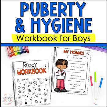 Preview of Puberty & Personal Hygiene Workbook 4th, 5th, 6th Grade Boys Health/Family Life