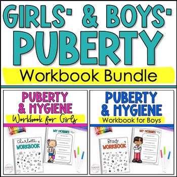 Preview of Puberty & Personal Hygiene Workbook 4th, 5th, 6th Health & Family Life Bundle