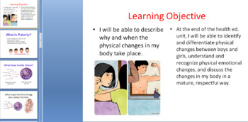 Preview of Puberty Powerpoints